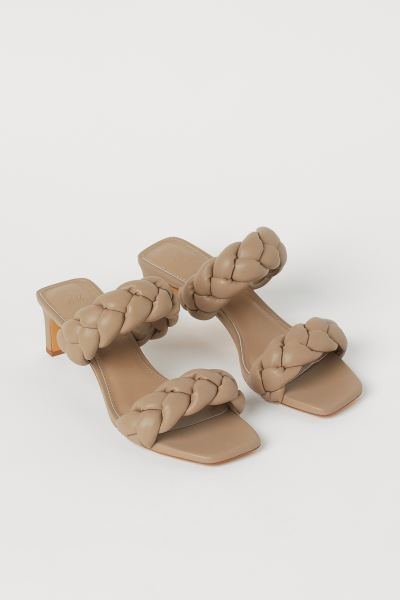 Braided Slip-in Sandals | H&M (US + CA)