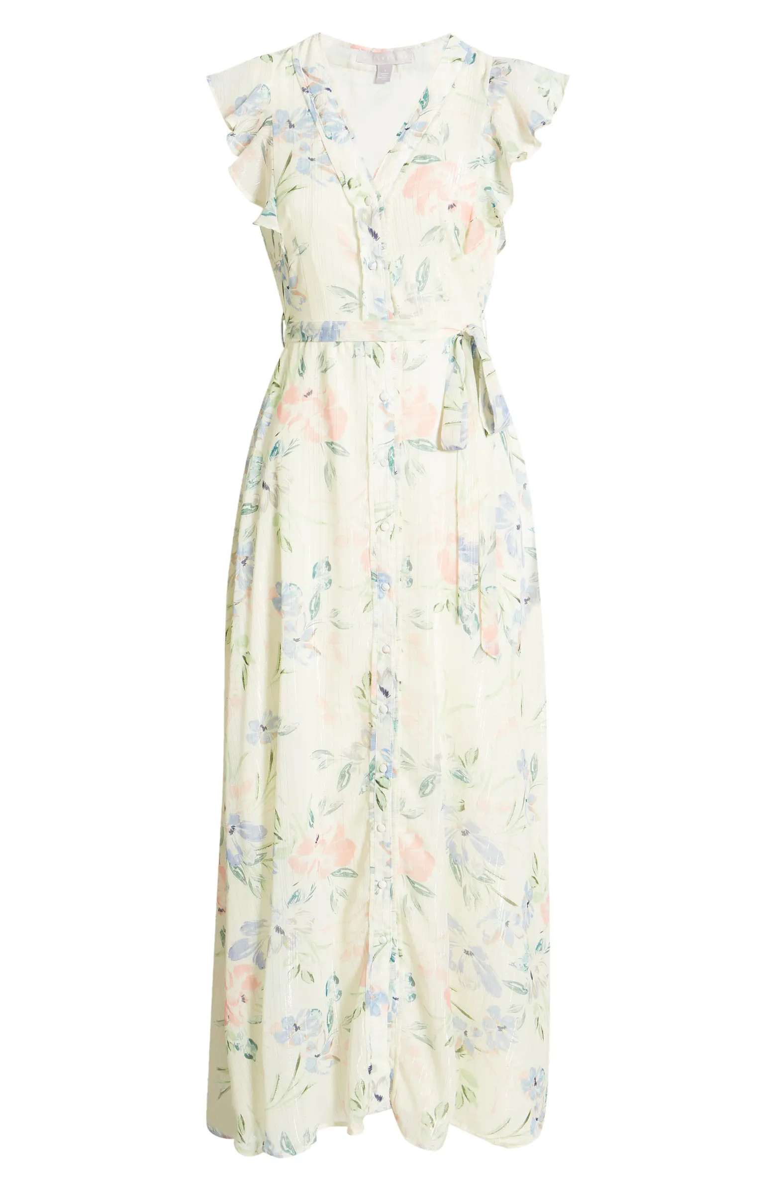 Ruffle Tie Waist Dress | Nordstrom