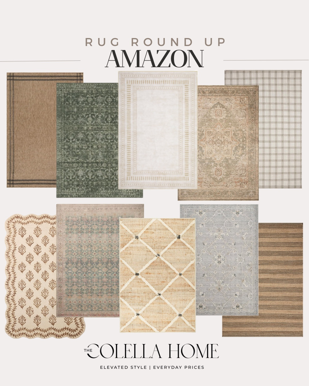 Amazon rug round up! Perfect for any space!

Looks for less, area rugs, home decor, neutral home

#LTKHome #LTKSeasonal #LTKSaleAlert