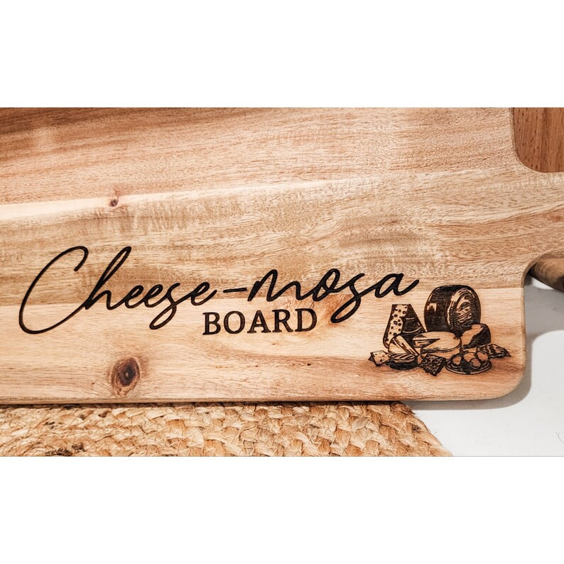 Cheese-mosa, Chisme Charcuterie, Spanglish Board, Funny Gift for Her, Love Language Food Board, H... | Etsy (US)