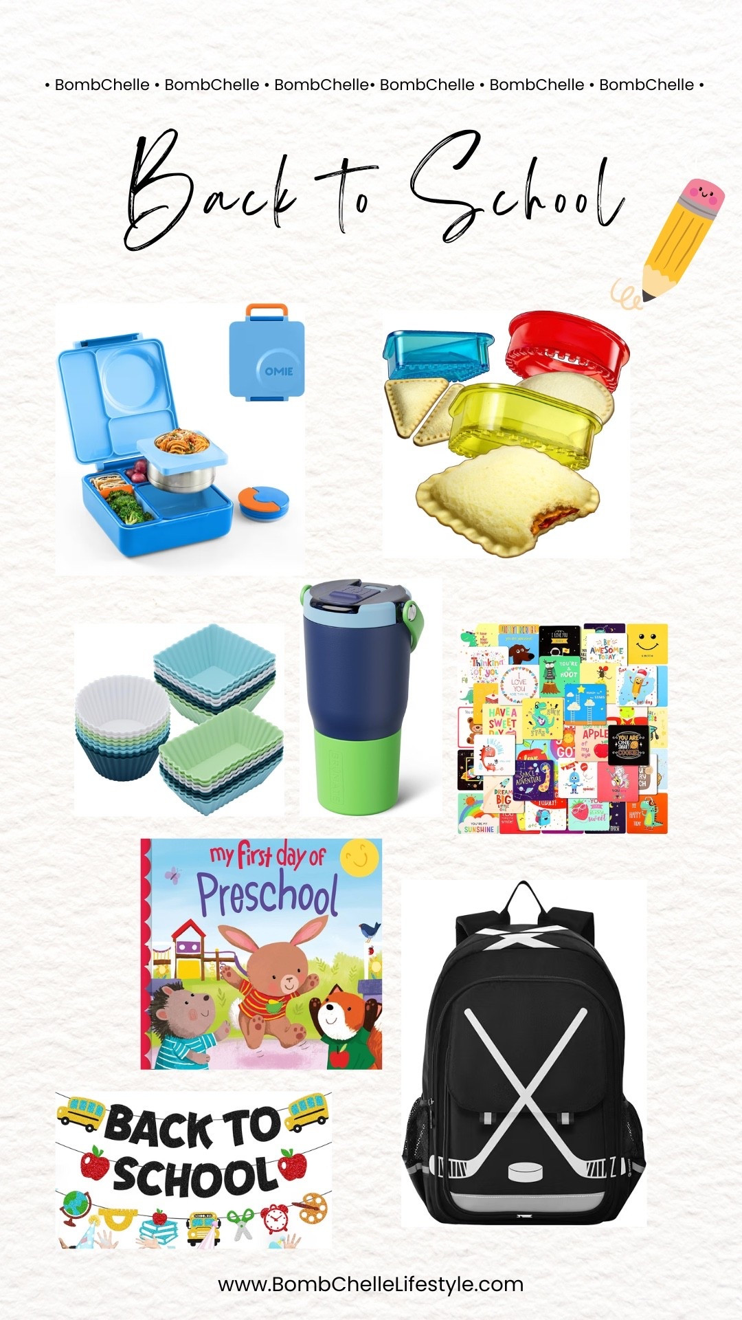 Back-to-school season is here! 🍎✏️🎒

Getting everything ready for the first day with some of our favorite school essentials:
🎒 Backpack
💧 Water bottle
🍱 Lunch box + fun sandwich cutters to make lunchtime extra special
💌 Sweet lunch notes for a little midday smile
🎈 First-day-of-school balloon sign for the cutest photos

#LTKKids