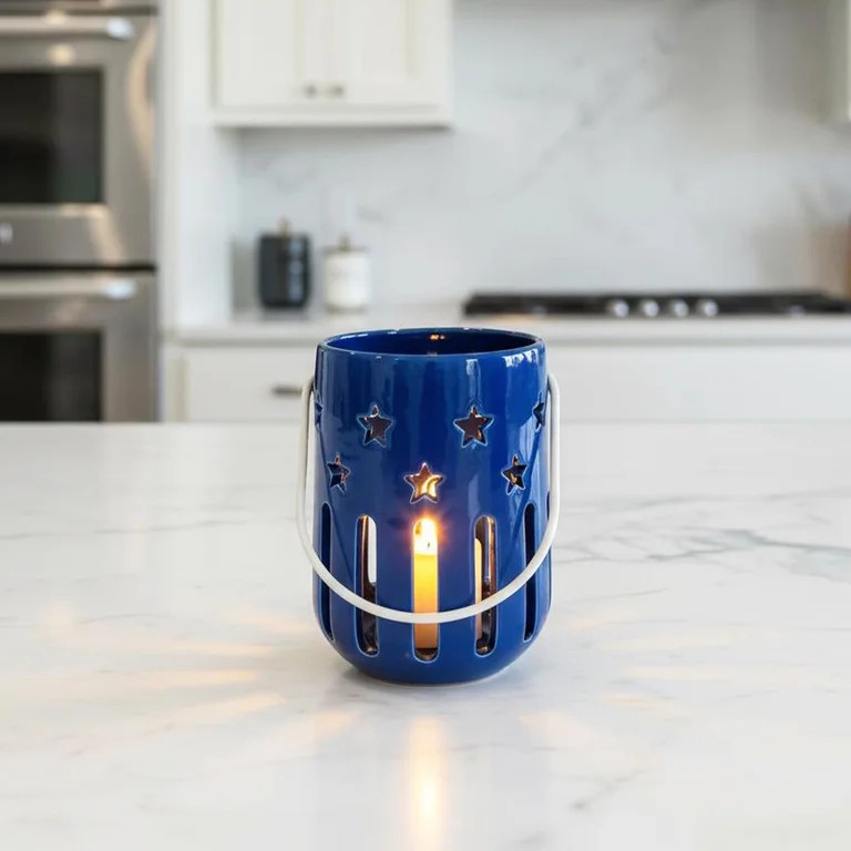 Star Lantern, Blue, 6.25", Patriotic by Way To Celebrate | Walmart (US)