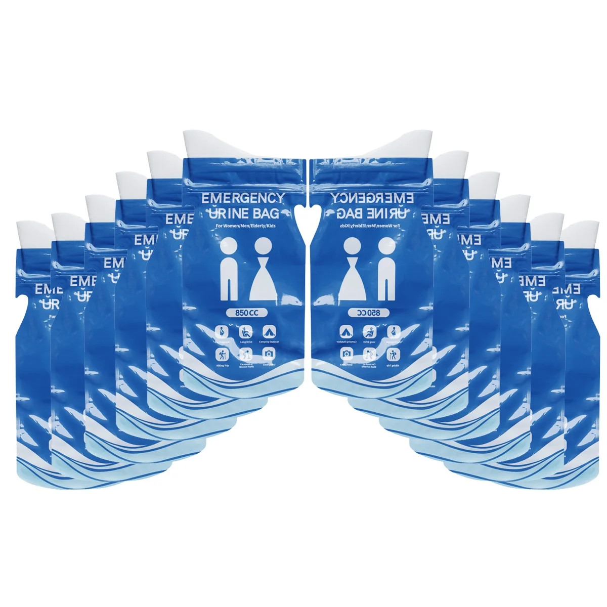 Disposable Urine Bag for Travel - Portable Pee Bags for Women Men 12 PCS Emergency Vomit Bags Uni... | Walmart (US)