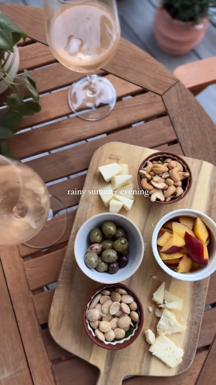 The vibes were immaculate last night. 🤌 perfect rainy summer evening on the patio. 

#summertime #rainyday #charcuterie #bostonlifestyle #winelovers #cheeseboard #summervibes

#LTKVideo #LTKSeasonal #LTKHome