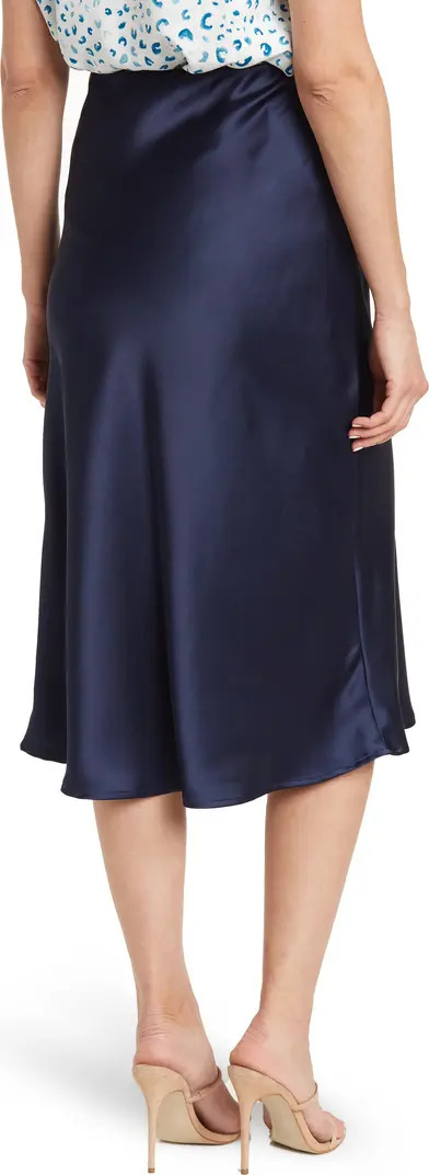 Solid Satin Midi Skirt | Nordstrom Rack