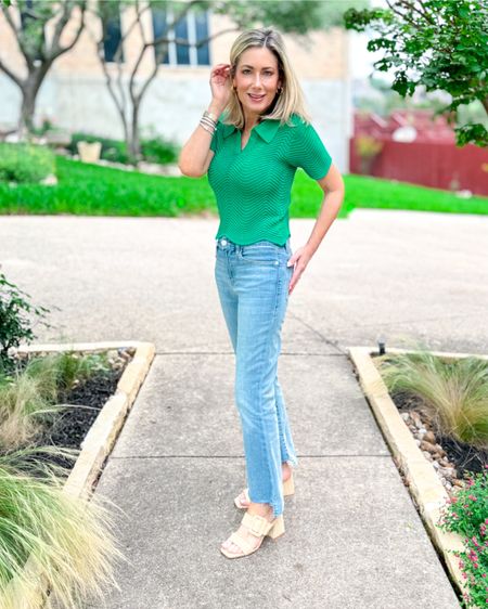 Green, red or blue-which one are you? You don’t actually have to choose because each of these cute tops from @shop_avara’s new summer collection come in at least one other color! 

Some notes on each piece: the green has the cutest scalloped hem, I got my regular size but if you want it less fitted and a little more length, size up one. It looks see through when it arrives but it isn’t! No need to layer. 

The red striped top is a nice elevated twist on a striped tee-also comes in blue. 

The blue striped top has a French Terry lining and a cute twist detail on the puffed sleeves. 

The adorable raffia block heel sandals are also part of their new collection!

Use code GOLD15 for new customers to get 15% off!

#summertops #summertees #summeroutfit #sandals #fashionover40 #fashionover50 #supportsmallbusiness 

#LTKOver40 #LTKShoeCrush #LTKFindsUnder50