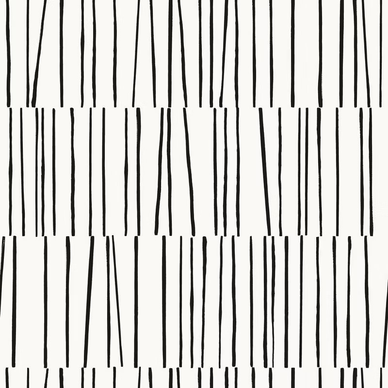 Tempaper Bobby Berk Shift Black and White Peel and Stick Wallpaper | Target
