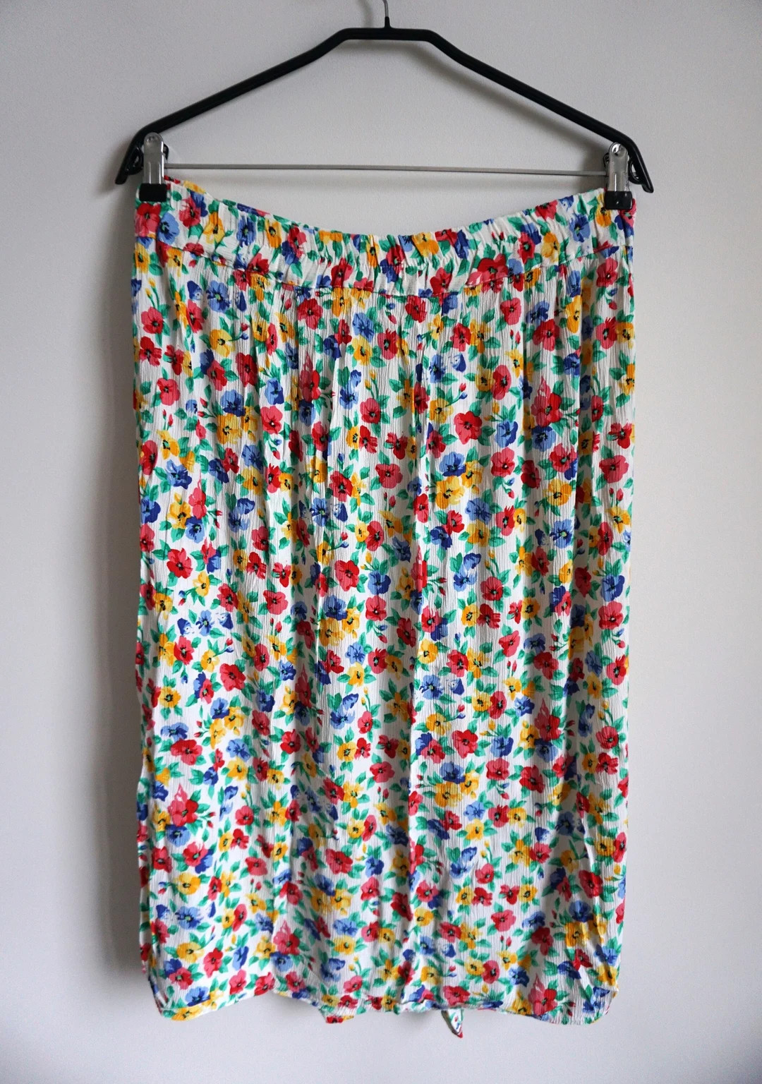 Vintage Floral Midi Skirt: 80s 90s High Waist - Etsy | Etsy (Global)