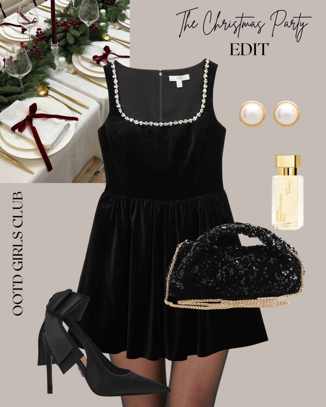 The trending dress styled for a Christmas night out! 

#LTKpartywear #LTKwinter #LTKfestive