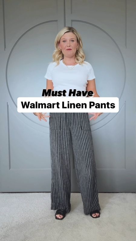 These are such cute linen pants you can dress up or down !

#LTKStyleTip #LTKShoeCrush #LTKSeasonal