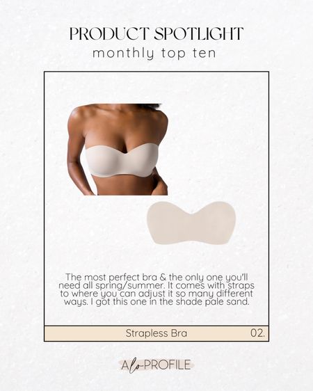 The best bra! You can wear it so many ways with the adjustable/removable straps. I also linked the sticky bra that’s best for any open back clothing.