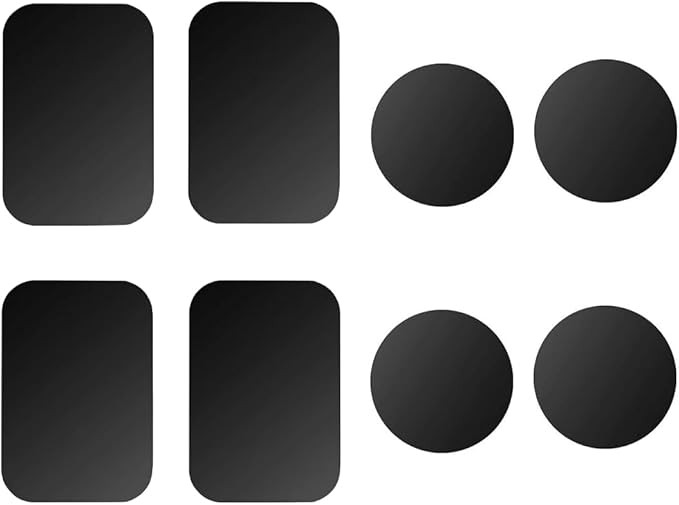 Happy Bell (8 Pack) Mount Metal Plate for Magnetic Car Mount with 3M Adhesive – 4X Rectangular ... | Amazon (US)