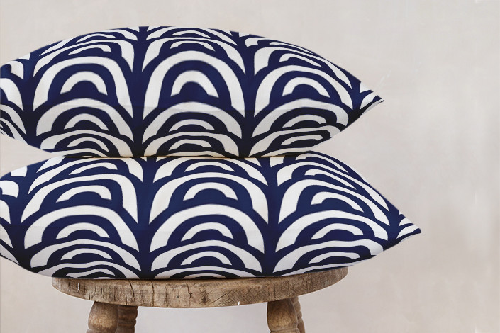 Wave Pillow | Minted