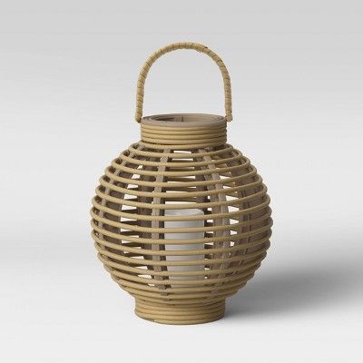 Resin Outdoor Lantern Natural - Threshold™ | Target