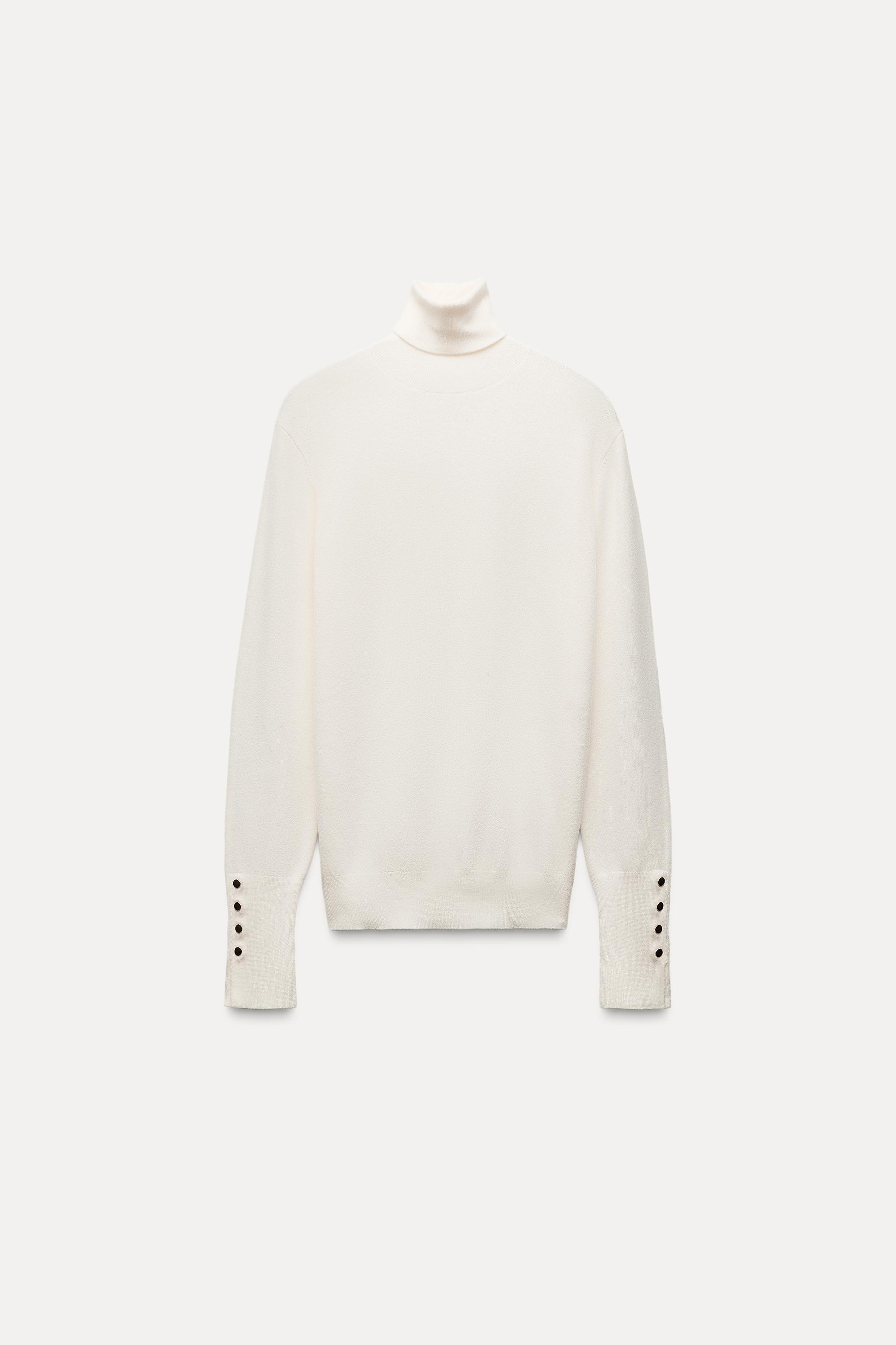 BASIC BUTTONED KNIT SWEATER | Zara US
