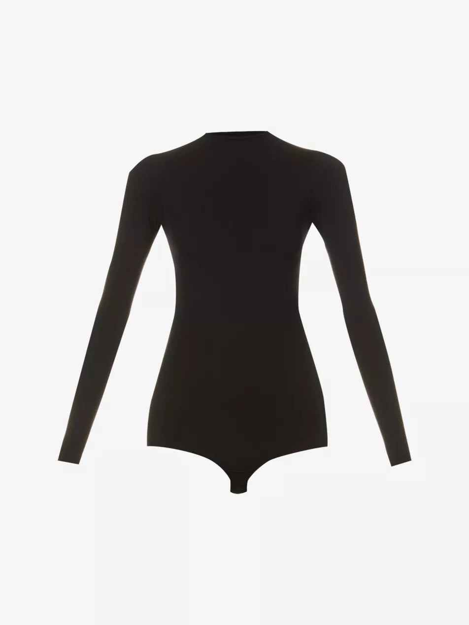 Ballet mock-neck stretch-jersey body | Selfridges