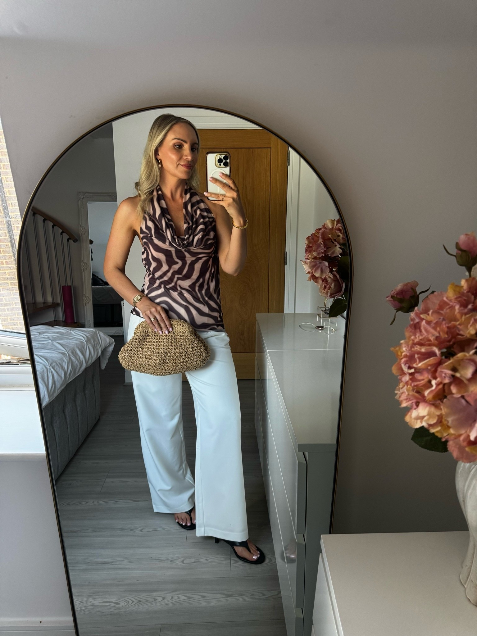 Holiday outfit idea featuring this £3 H&M sale halter top 🤩

#LTKsummer #LTKstyletip #LTKdatenight