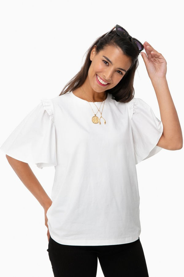 White Mollie Blouse | Tuckernuck