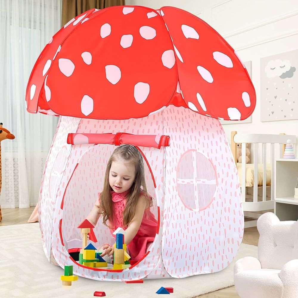 Play Tent for Kids Pop Up Tent Indoor Outdoor Boys and Girls Playhouse with Exquisite Design for ... | Amazon (US)
