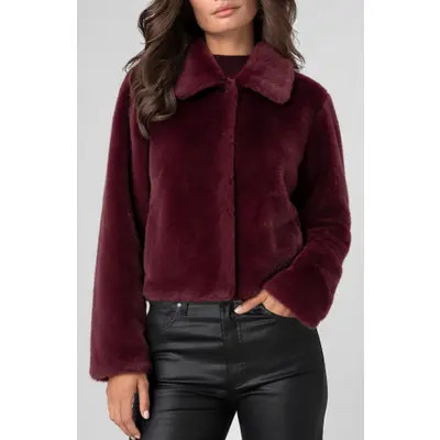 Liverpool Los Angeles Faux Fur Jacket in Mink at Nordstrom, Size Small | Nordstrom