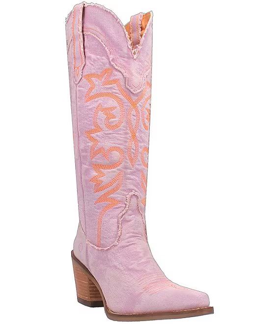 Texas Tornado Denim Tall Western Boots | Dillard's
