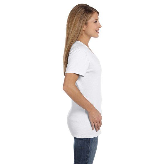 Women's Lightweight Short Sleeve V-neck T Shirt | Walmart (US)