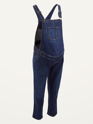 Maternity Side-Panel Jean Overalls | Old Navy (US)