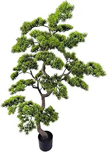 5ft Artificial Bonsai Tree - Large Faux Plants Indoor with Ceramic Pot, Realistic Fake Plants Dec... | Amazon (US)