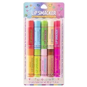 Lip Smacker Original & Best 10 Piece Lip Balm Party Pack Oatmeal Cookie, Vanilla, Mango, Watermel... | Amazon (US)
