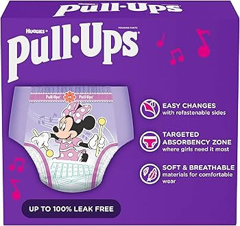 Pull-Ups Girls' Potty Training Pants, Size 3T-4T Training Underwear (32-40 lbs), 84 Count | Amazon (US)