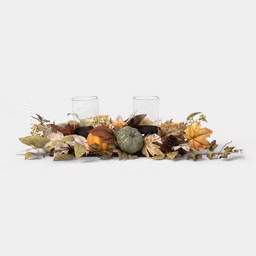 Mixed Harvest Pillar Fall Candle Holder Centerpiece - Threshold\u2122 | Target