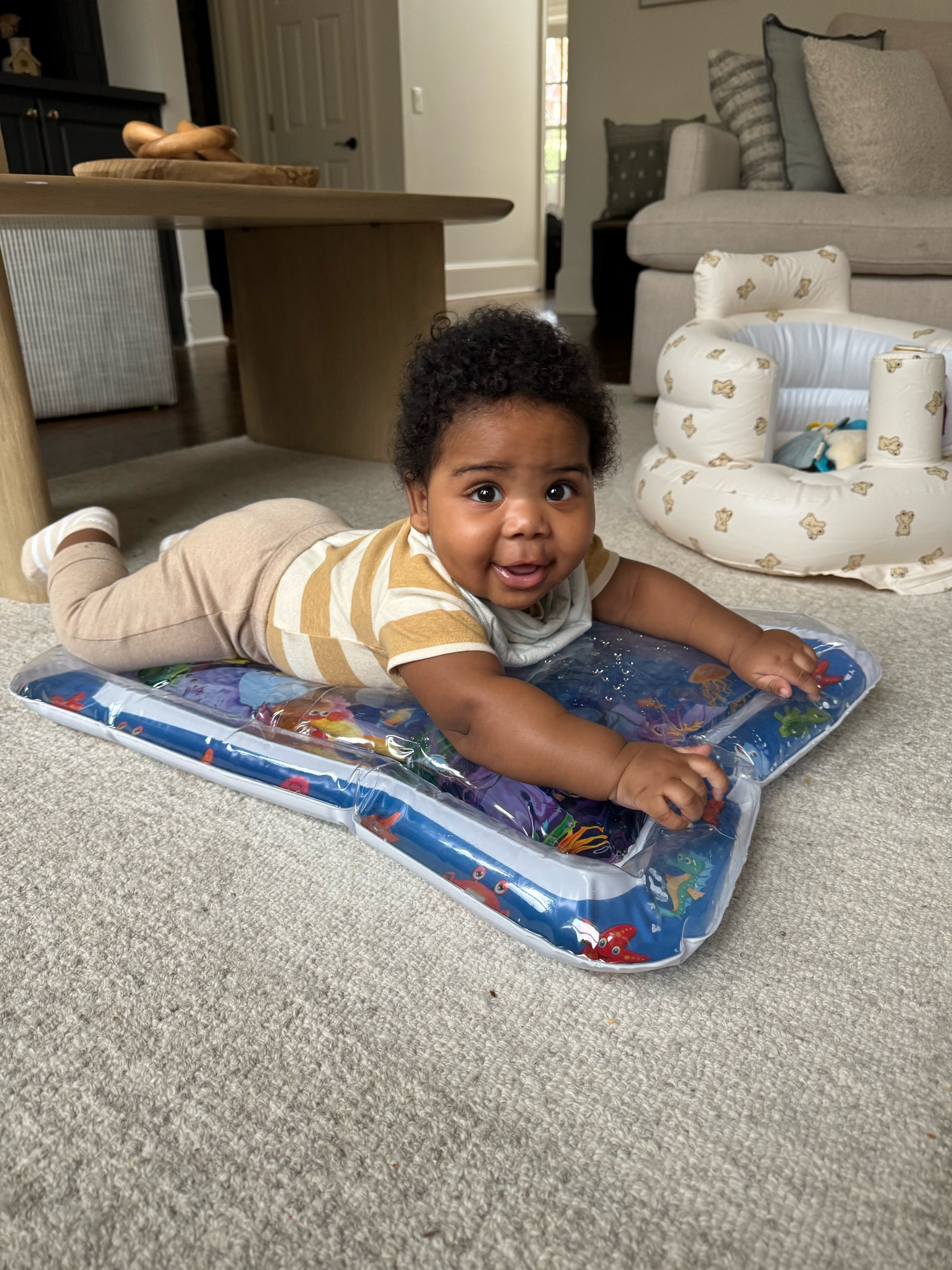 Tummy time water mat! So fun to explore and let them go! 

#LTKbaby #LTKbump #LTKkids