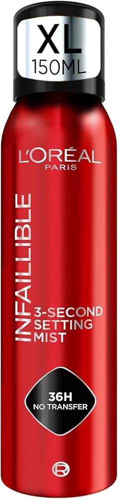 L'Oréal Paris Setting Spray XL, Infallible 3-Second Setting Mist for Face, Up To 36 Hour Makeup ... | Amazon (UK)