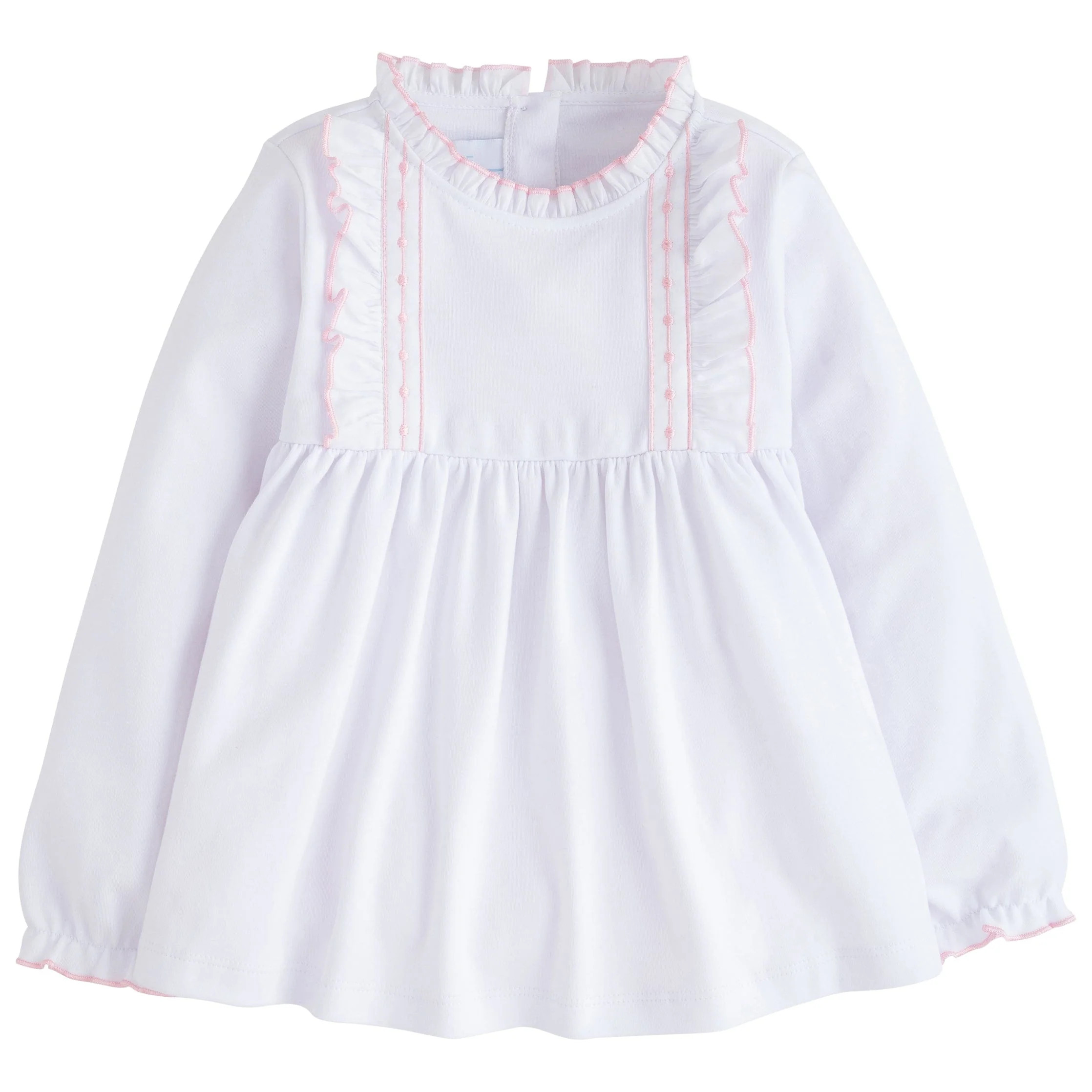 Toddler & Kid Noel Blouse - Girl's Ruffle Shirt | Little English
