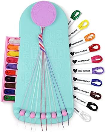 Choose Friendship, My Friendship Bracelet Maker, 20 Pre-Cut Threads (Craft Kit / Kids Jewelry Kit... | Amazon (US)