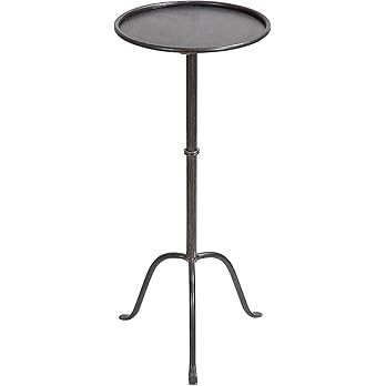Creative Co-Op Metal Martini Accent Table, Black | Amazon (US)
