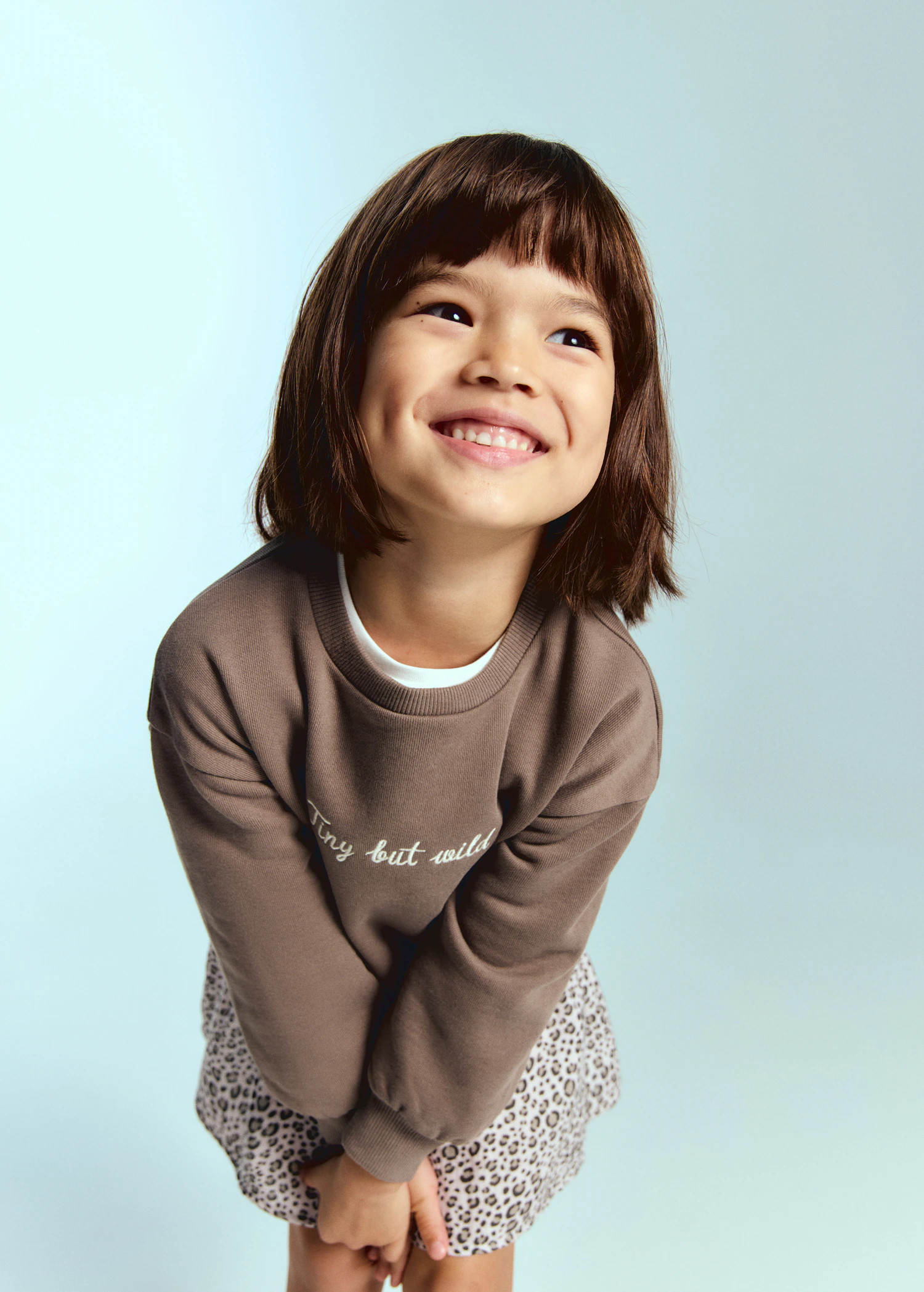 Leopard-print sweatshirt dress - Kids | MANGO USA | Mango (US/MX/AU)