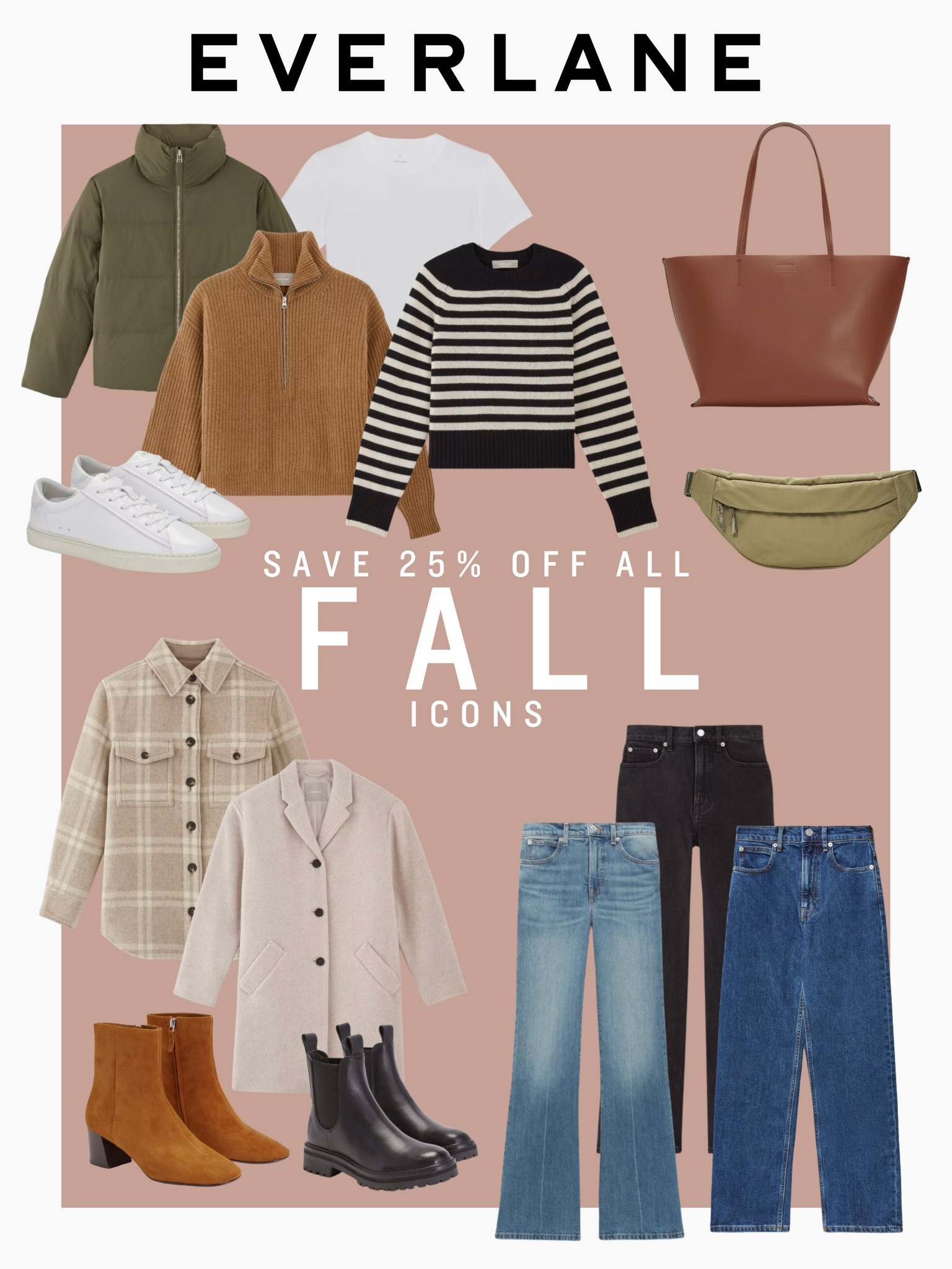 Everlane doesn't have sales very often, so when they do it's a great time to invest in those key, evergreen pieces that can act as great staples in your wardrobe. Here are my picks from their fall icon pieces!

#LTKfindsunder50 #LTKsalealert #LTKHoliday