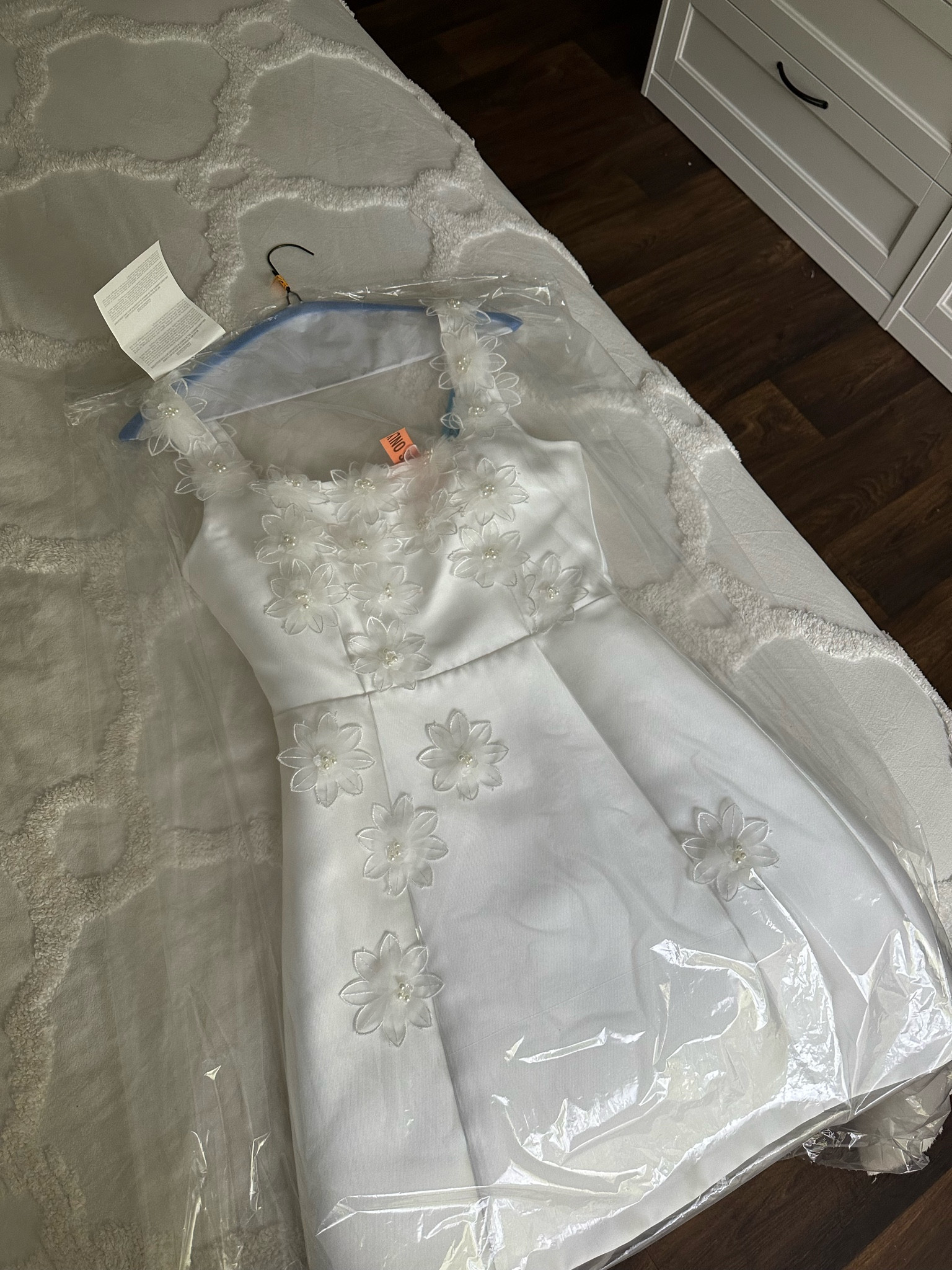 White graduation dress!