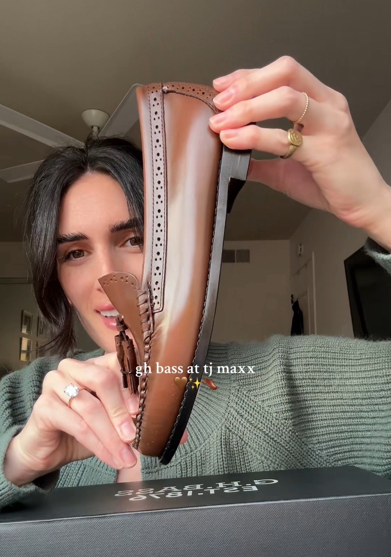 finding gh bass loafers for like more than half off at tj maxx was insane🤯 

#LTKFindsUnder100 #LTKShoeCrush #LTKSaleAlert
