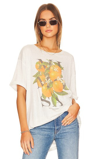 Mimosa Oversize Tee in Pebble Heather | Revolve Clothing (Global)