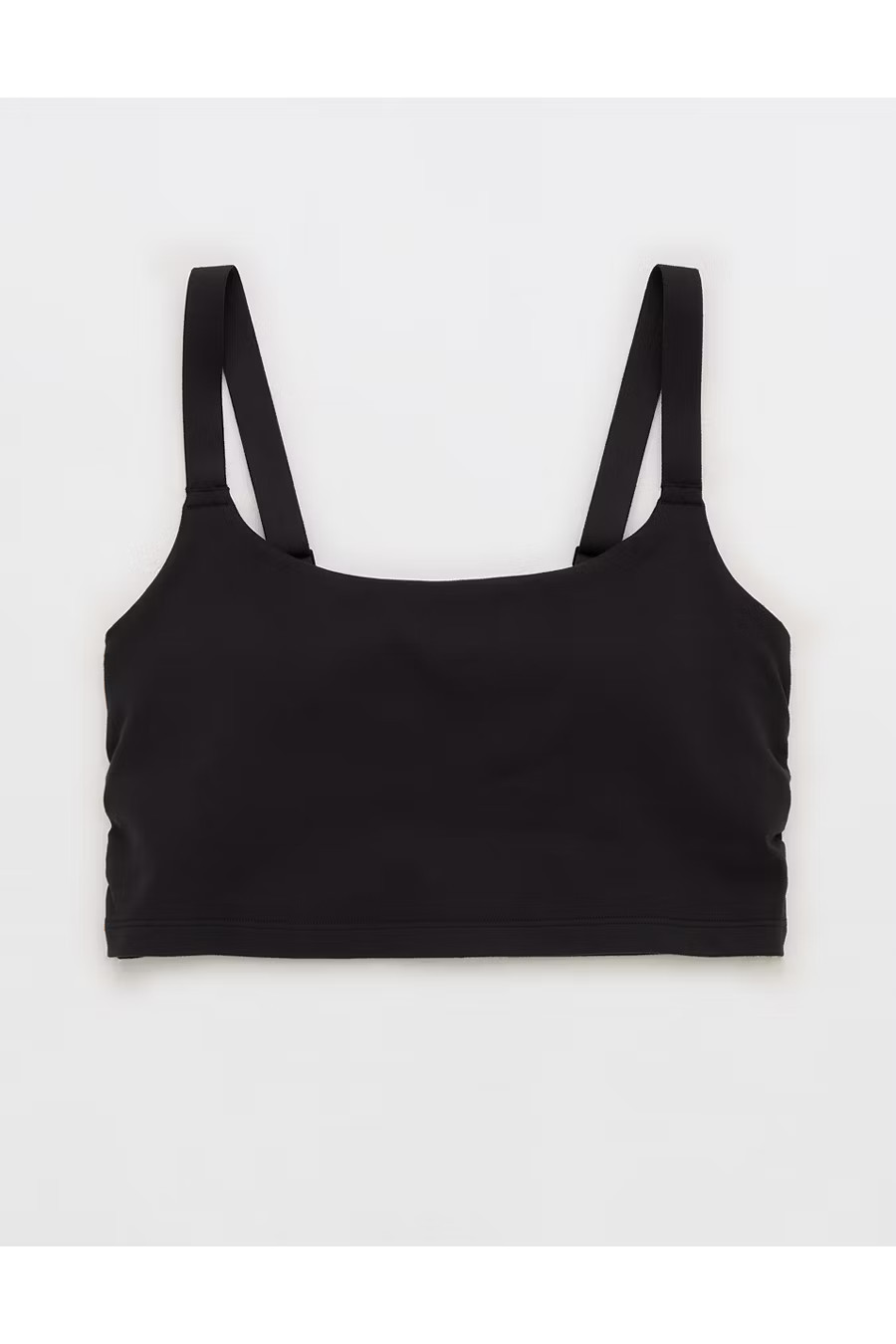 OFFLINE By Aerie The Hugger Ruched Longline Sports Bra Women's True Black XXL | Aerie