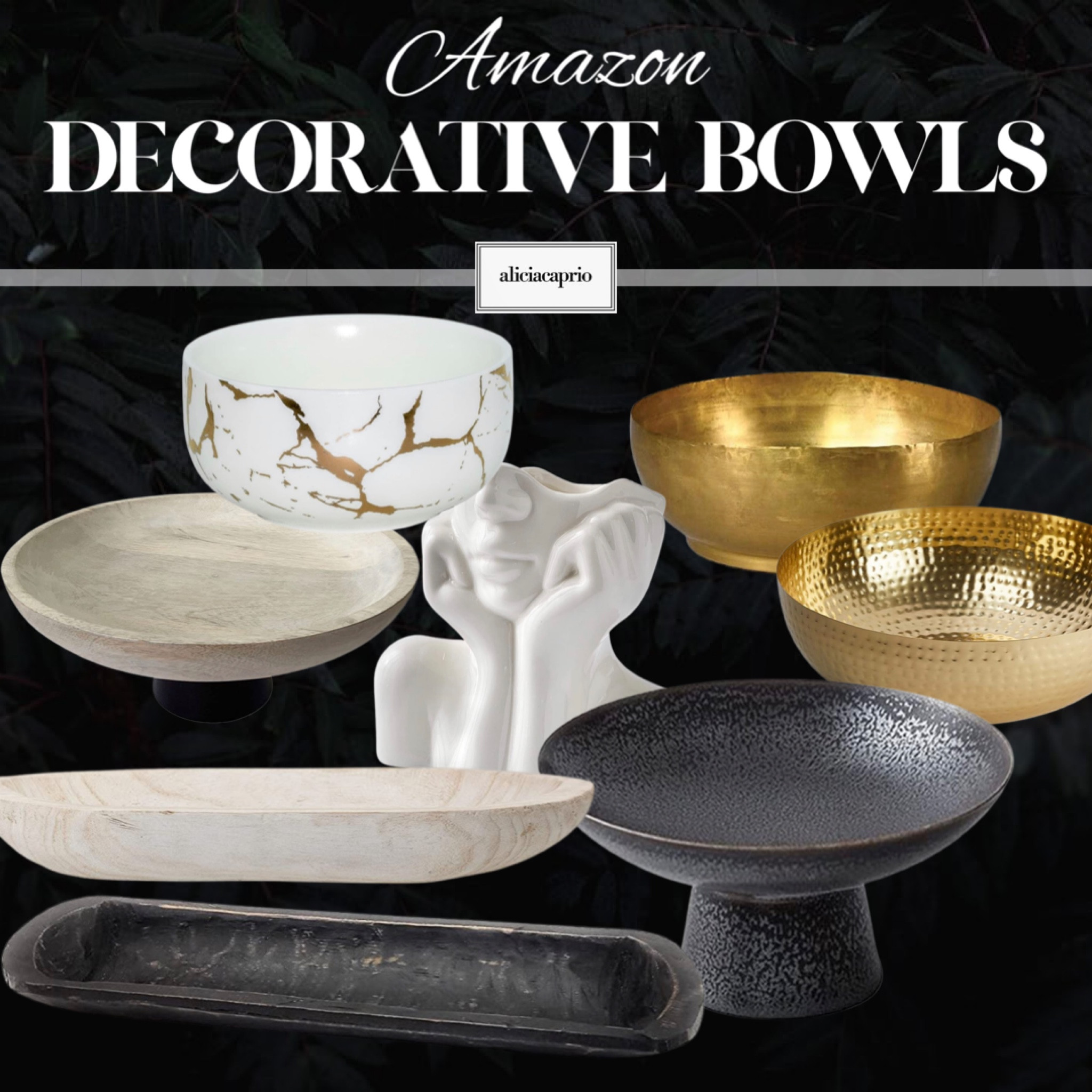 Amazon Decorative Bowls. 

modern decor, style inspo, decor inspo, decorative bowls, modern bowls, neutral styling, brass bowls, metal, 

#LTKstyletip #LTKhome #LTKFind