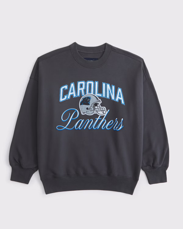 NFL Carolina Panthers Vintage Sunday Crew | NFL Women's NFL Collection | Abercrombie.com | Abercrombie & Fitch (US)