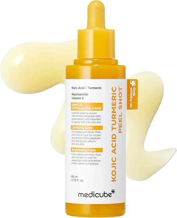 medicube Peel Shot with Turmeric | Reset in One Step | Gentle Exfoliating Serum with BHA, LHA & P... | Amazon (US)