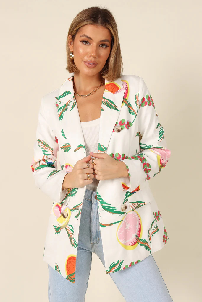 Citrus Blazer - White | Petal & Pup (US)