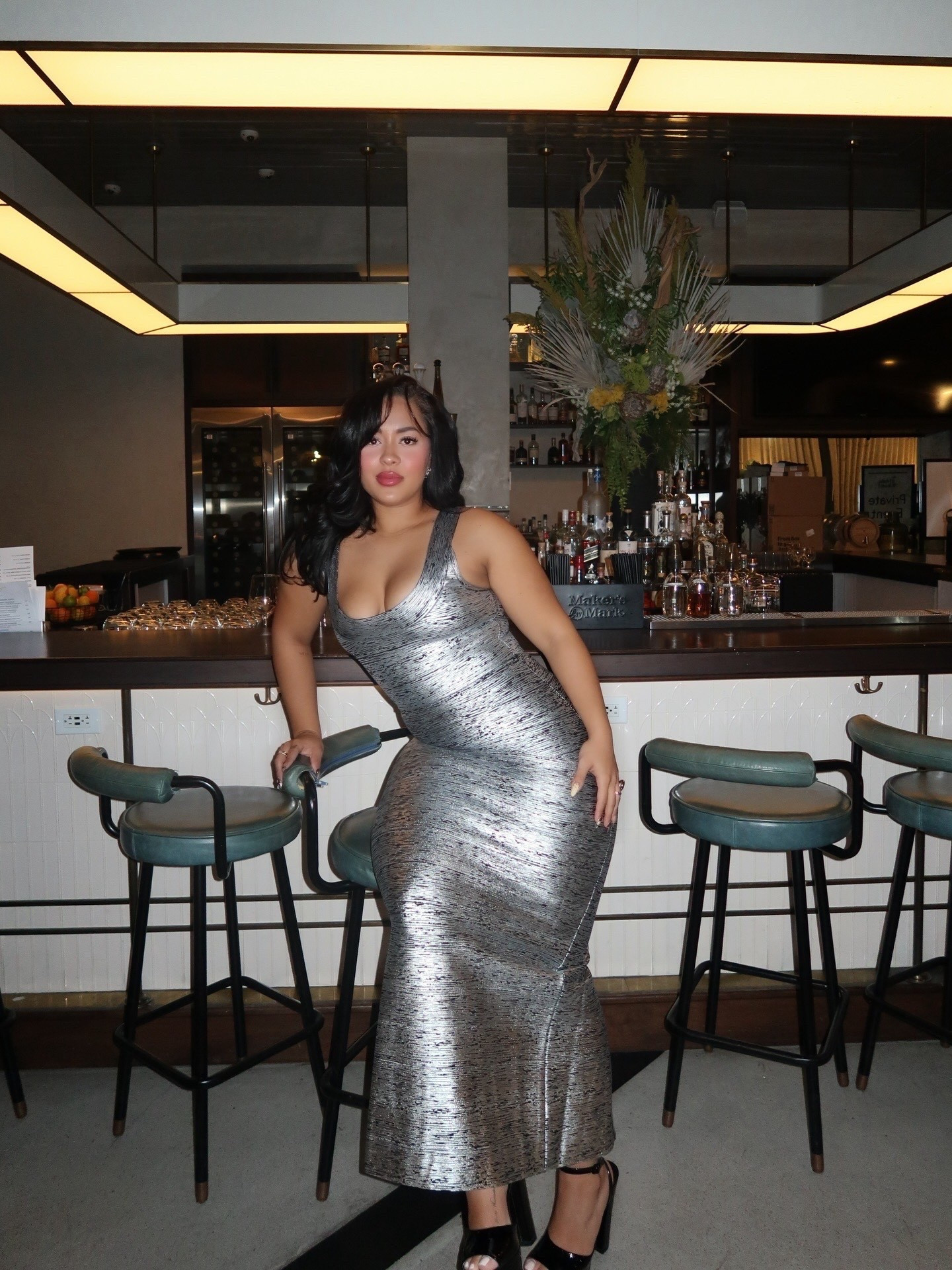 The perfect holiday dress 🩶✨🪄

#LTKHoliday