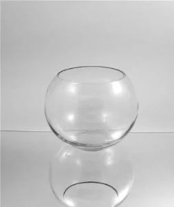 Clear Round Bubble Bowl Glass Vase, 10-Inch, Diameter: 10 By WGV | Walmart (US)