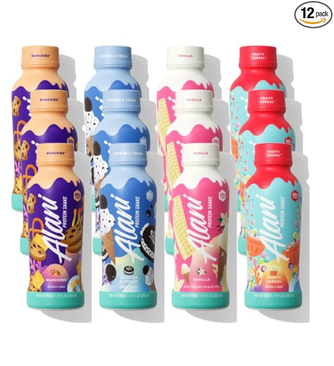Alani Protein Shake,12 Bottles,12.83 OZ (Variety Pack) | Amazon (US)