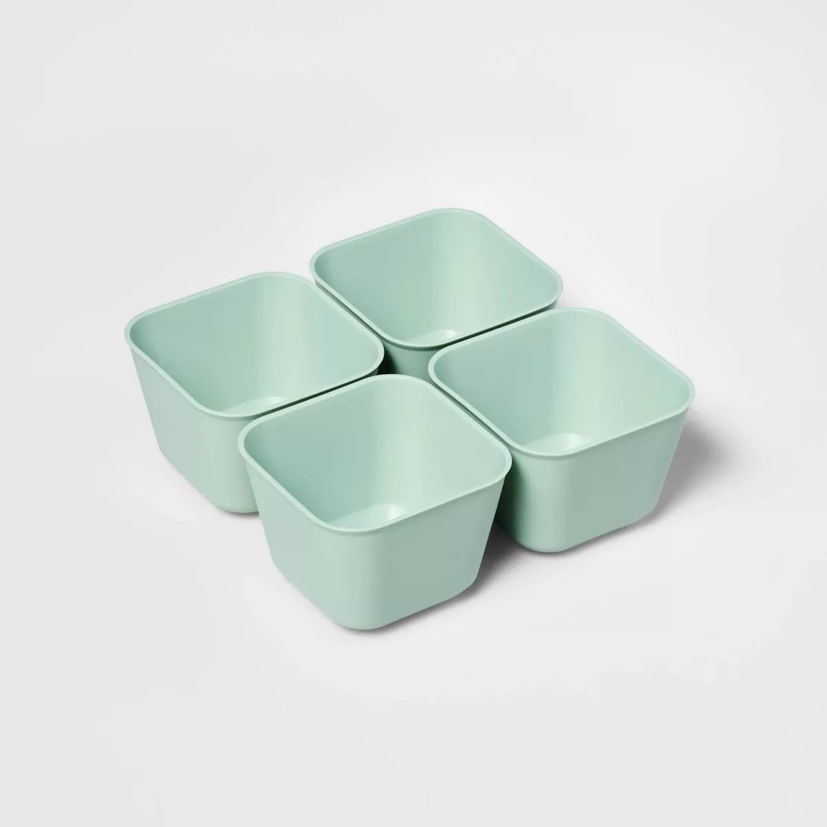 4pk Small Storage Trays Daydream Green - Brightroom™ | Target